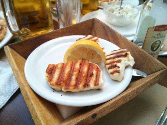 formaggio cipriota alla piastra